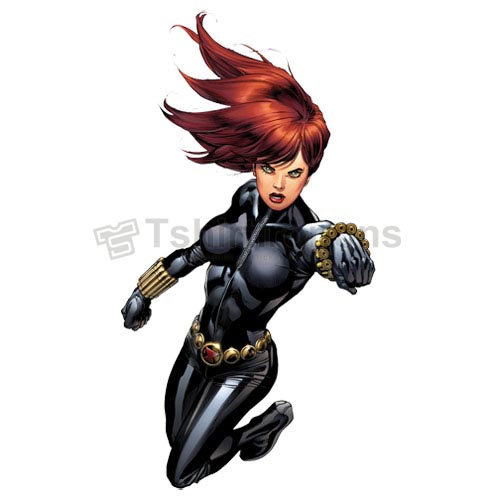 Black Widow T-shirts Iron On Transfers N6449 - Click Image to Close